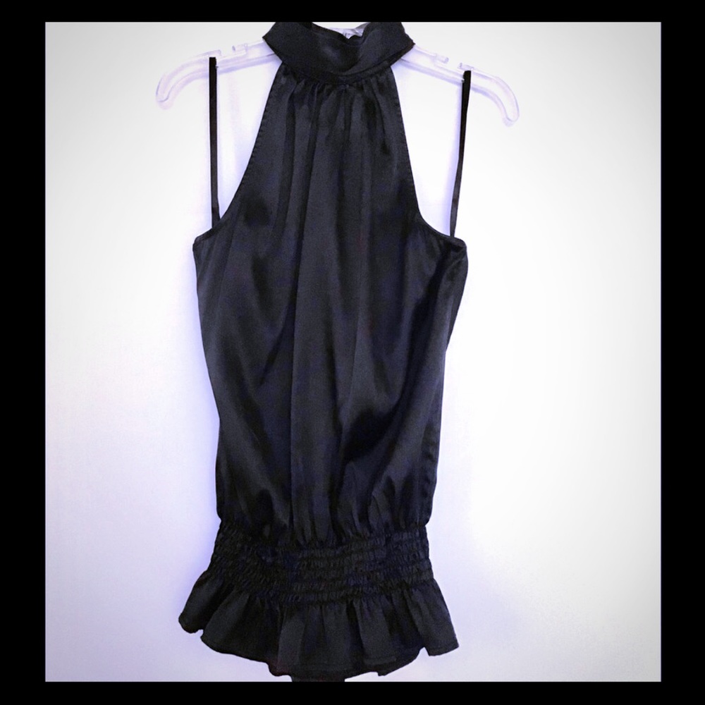 NWOT Guess Jeans Black Sleeveless Top